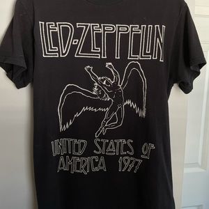 Black Led zeppelin band t-shirt